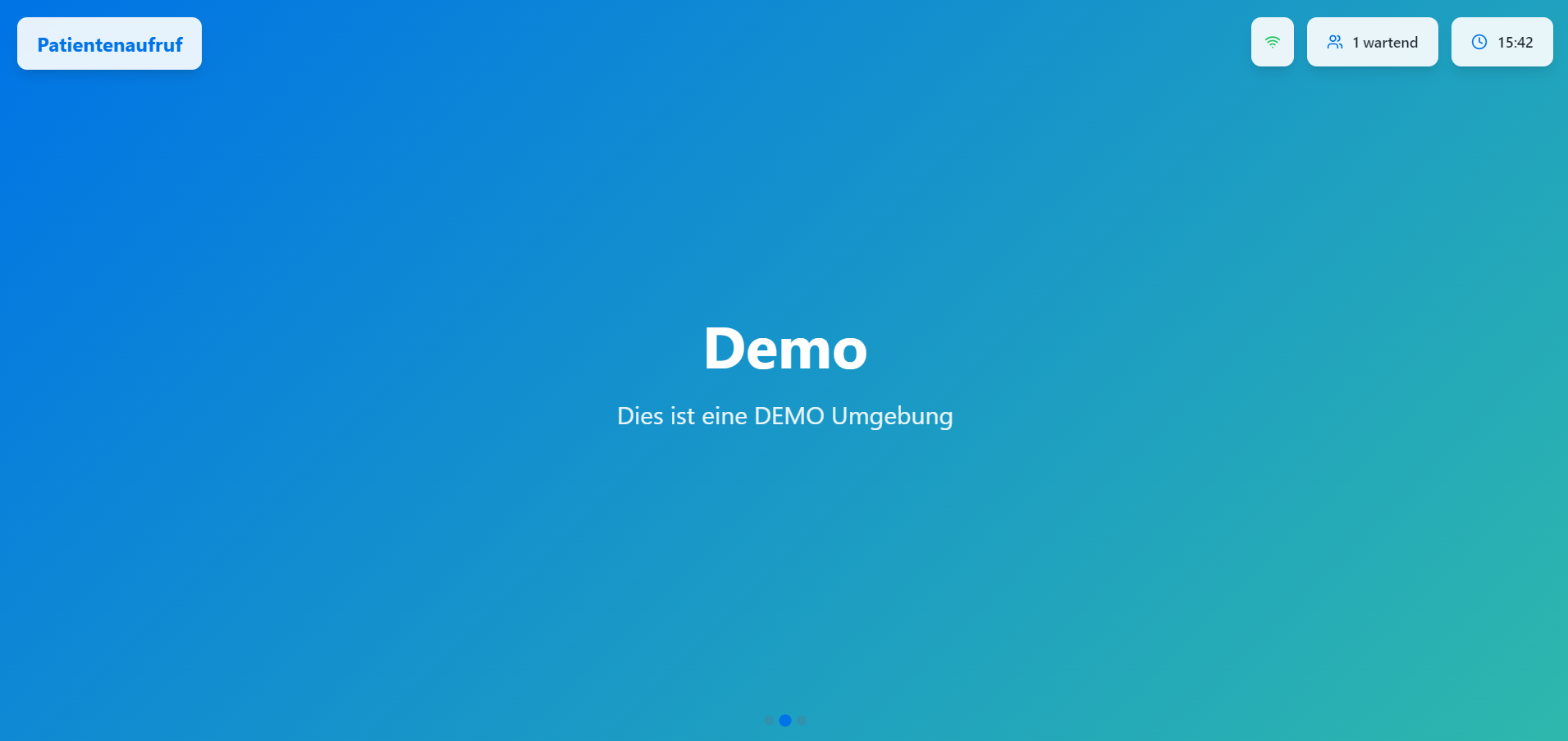 Aufrufanlage – Patientenmonitor